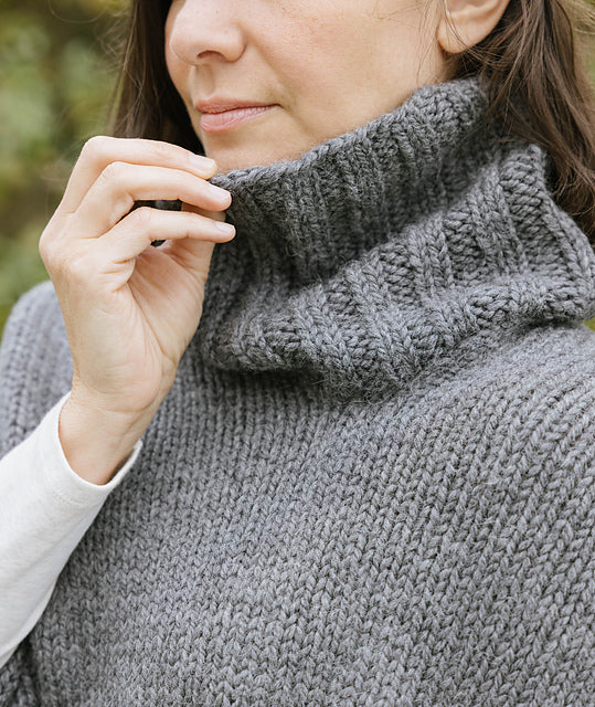 Chunky Seamless Poncho by Churchmouse Yarns & Teas - Image 5