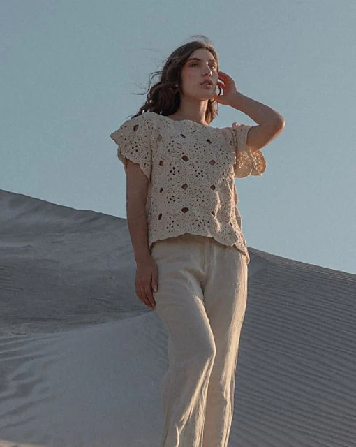 Clara Crochet Top by Laura Zukaite - Image 2