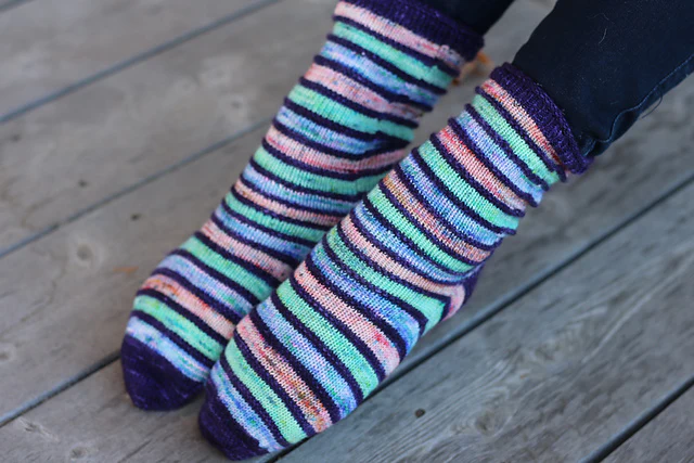 Spumoni Socks by Selma Kaplan - Image 2