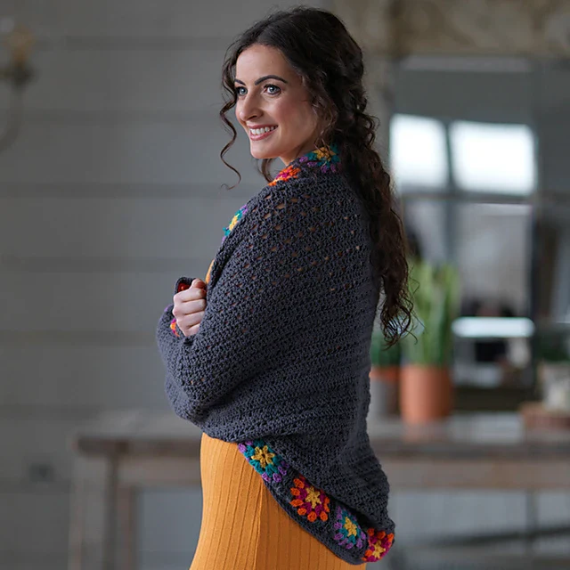 Colour Me Happy Shrug by Cassie Ward - Image 2