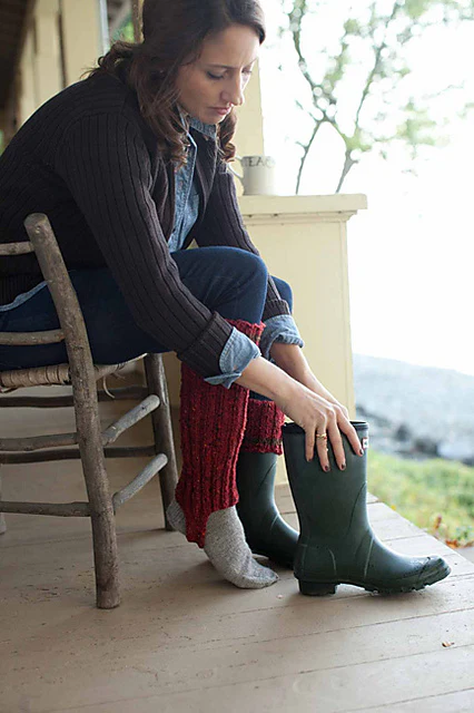 Cozy Boot Cuffs by Churchmouse Yarns and Teas - Image 5