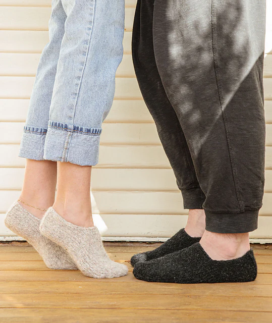 Cozy Slipper Socks by Churchmouse Yarns and Teas - Image 3