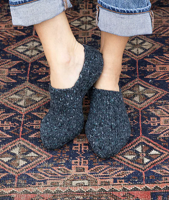 Cozy Slipper Socks by Churchmouse Yarns and Teas - Image 4