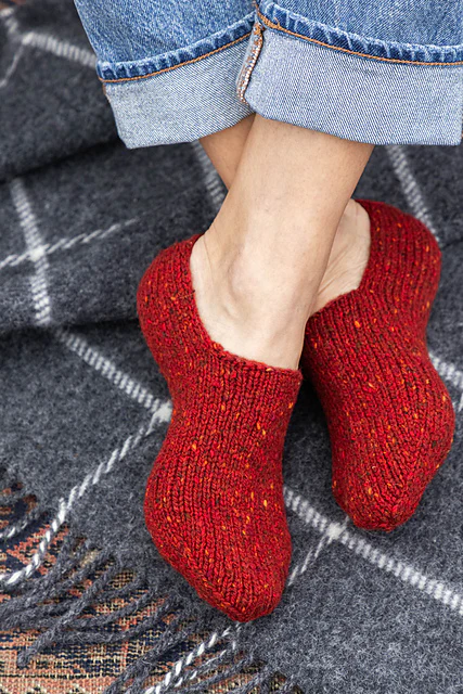 Cozy Slipper Socks by Churchmouse Yarns and Teas - Image 5