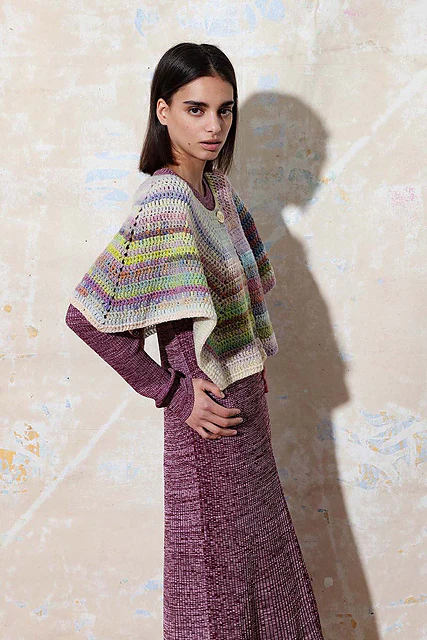 Crocheted capelet Taki by LANGYARNS SWITZERLAND - Image 3