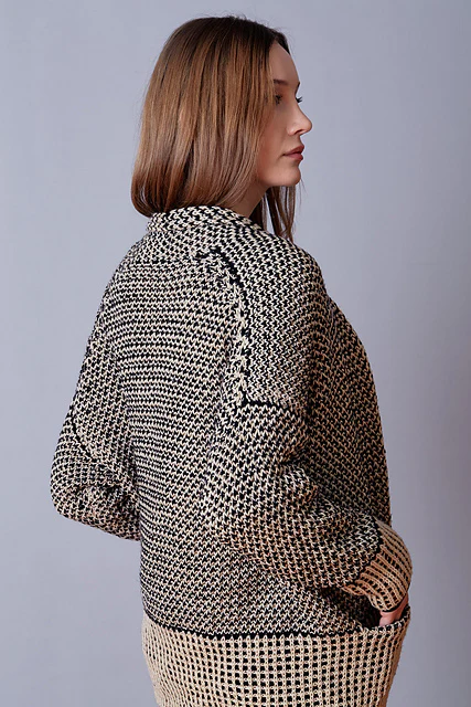 Crosshatch Cardigan by Nina Holubcova - Image 10