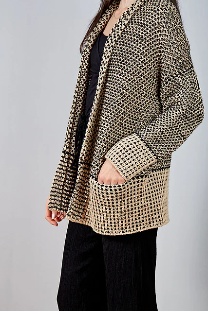 Crosshatch Cardigan by Nina Holubcova - Image 6