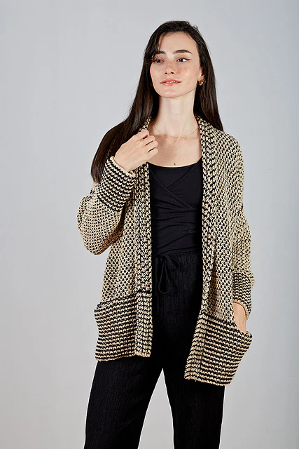 Crosshatch Cardigan by Nina Holubcova - Image 7