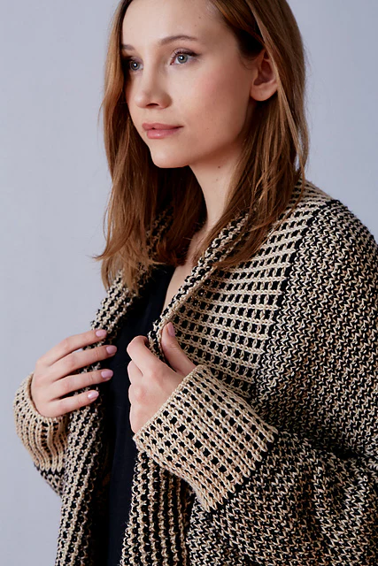 Crosshatch Cardigan by Nina Holubcova - Image 8