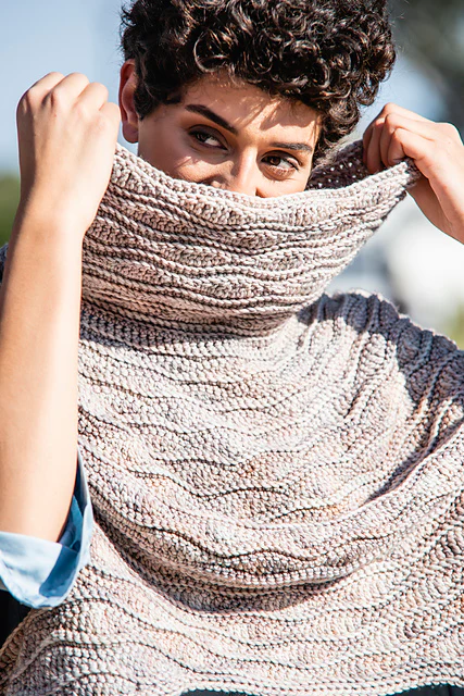 Cumulus Poncho by Elena Fedotova - Image 2