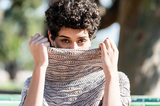 Cumulus Poncho by Elena Fedotova - Image 6