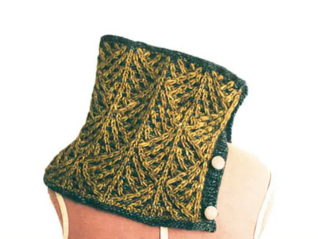 Deco Fans Cowl by Sara Huntington Burch - Image 4