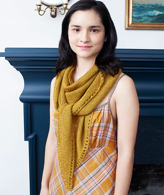 Demi Lune Scarf by Churchmouse Yarns and Teas - Image 3