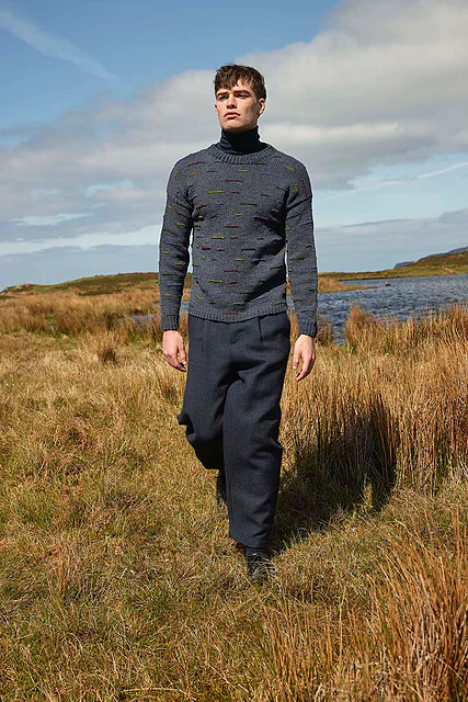 Eamon Men’s sweater by LANGYARNS SWITZERLAND - Image 2