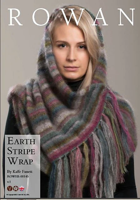 Earth Stripe Wrap by Kaffe Fassett - Image 2