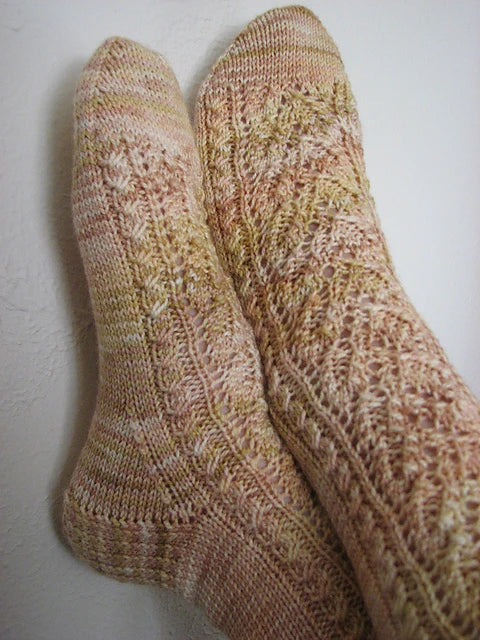 Elves and Elms Socks by Jean Knapp - Image 2
