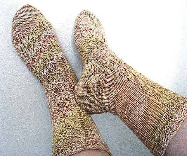 Elves and Elms Socks by Jean Knapp - Image 3