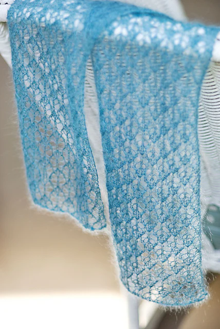 English Mesh Lace Scarf by Churchmouse Yarns and Teas - Image 3