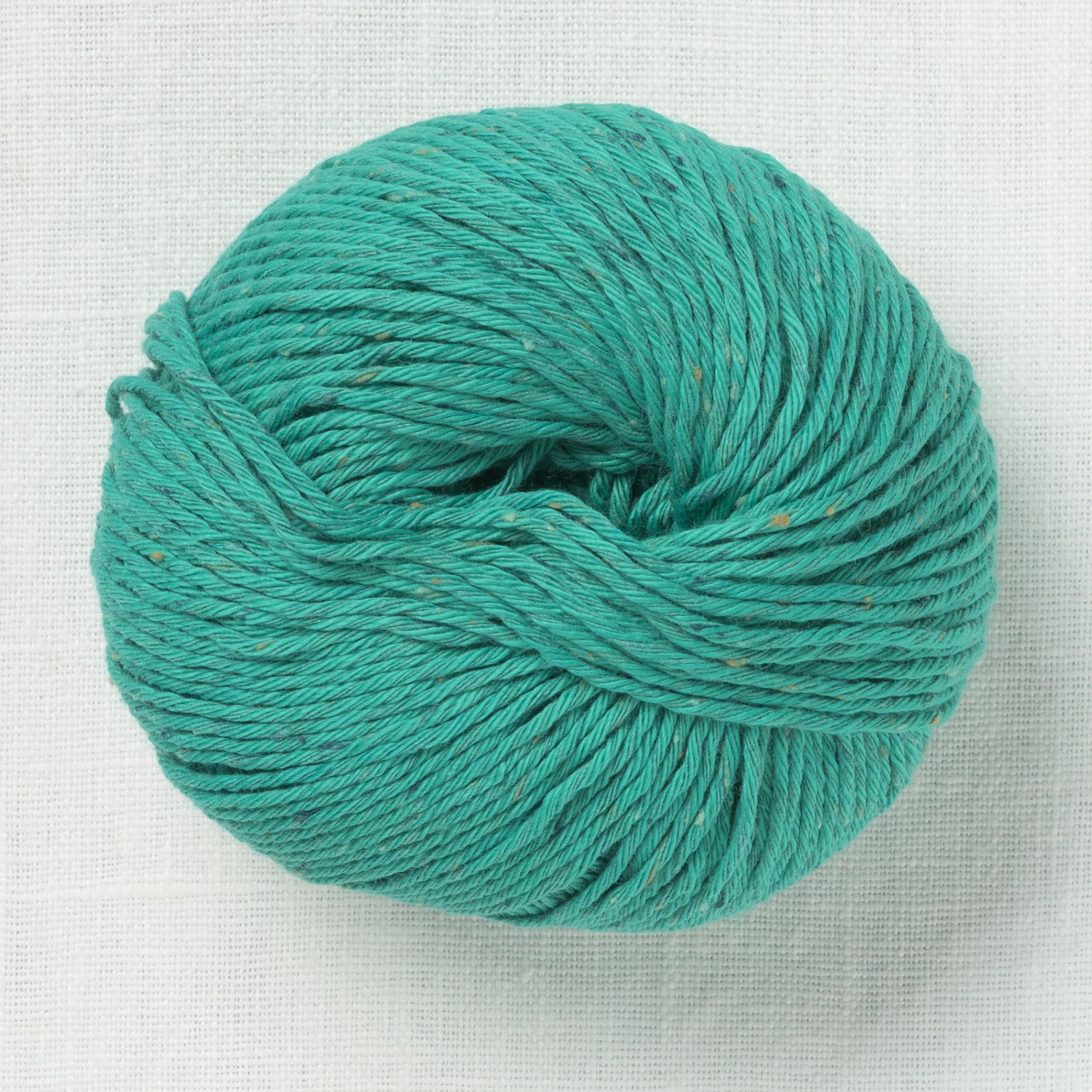 Erika Knight Gossypium Cotton Tweed 27 Bright Turquoise