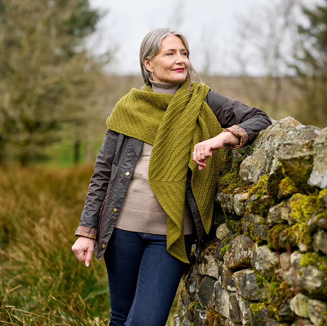 Erin Elongated Triangle Shawl by Sarah Hatton - Image 2