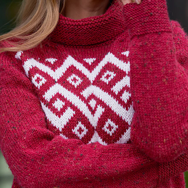 Felicity Women's Fair Isle Jumper by Jenny Watson - Image 2