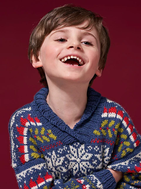 Felix Boys Festive Jumper by Rosee Woodland - Image 3