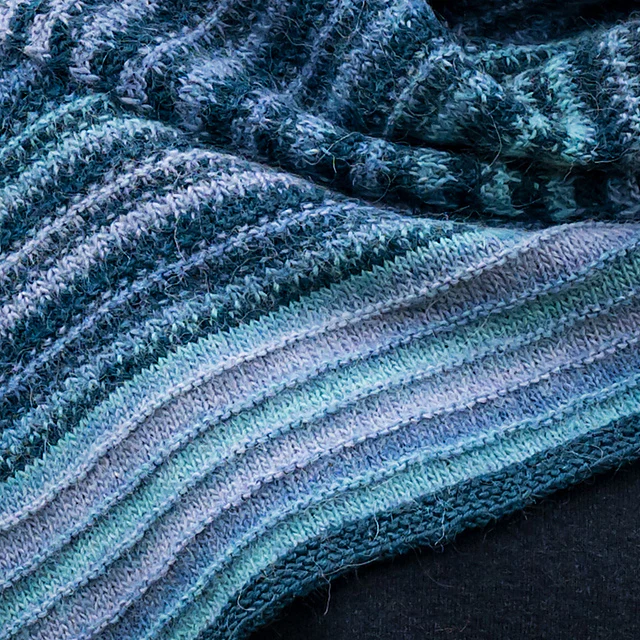 Flowing Tides Shawl by Audrey Borrego - Image 10