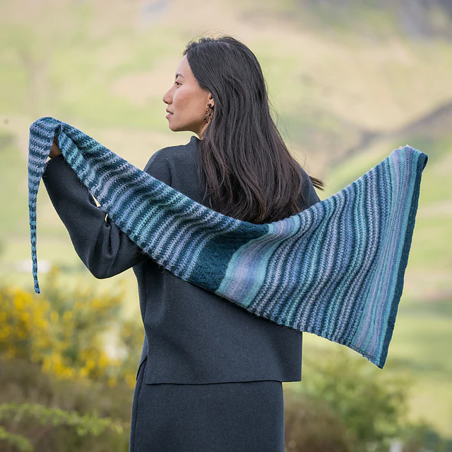 Flowing Tides Shawl by Audrey Borrego - Image 13