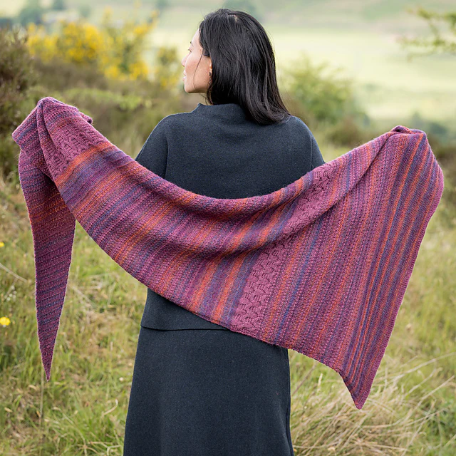 Flowing Tides Shawl by Audrey Borrego - Image 16