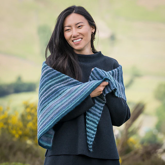 Flowing Tides Shawl by Audrey Borrego - Image 6