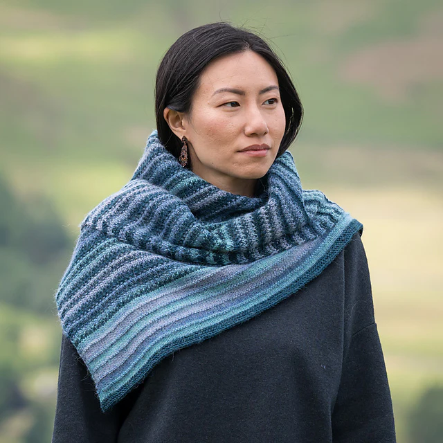 Flowing Tides Shawl by Audrey Borrego - Image 7