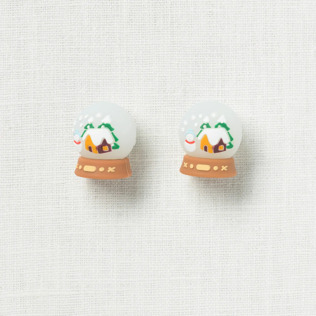 Fox & Pine Stitch Stoppers, Christmas Snow Globe