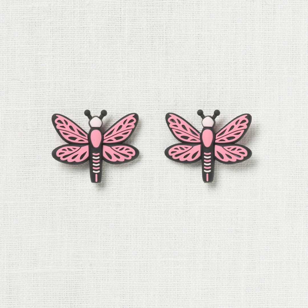Fox & Pine Stitch Stoppers Pink Dragonfly
