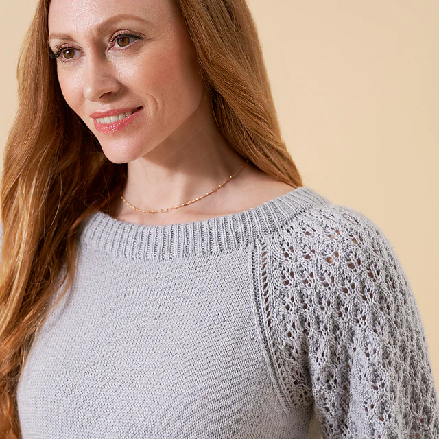 Francesca Floral Lace Sleeve Top by Chloe Elizabeth Birch - Image 2
