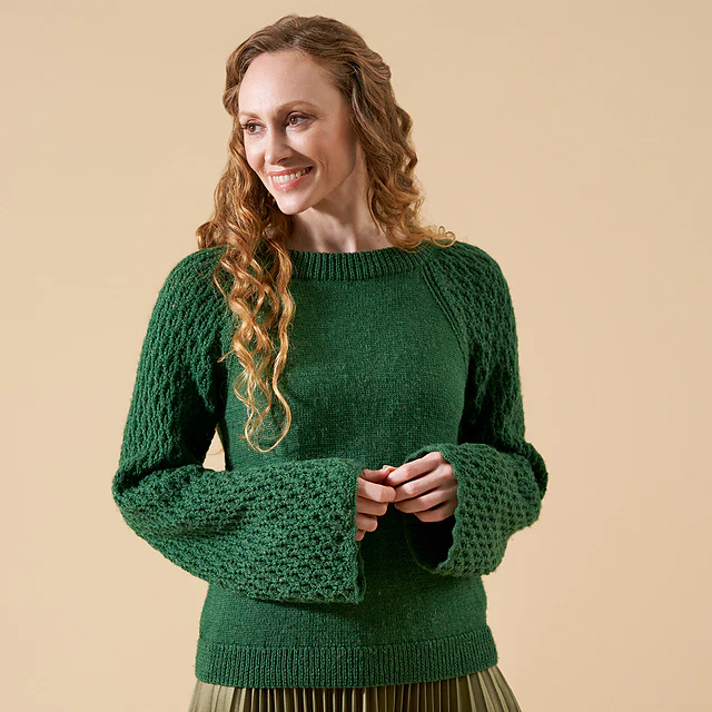 Francesca Floral Lace Sleeve Top by Chloe Elizabeth Birch - Image 3