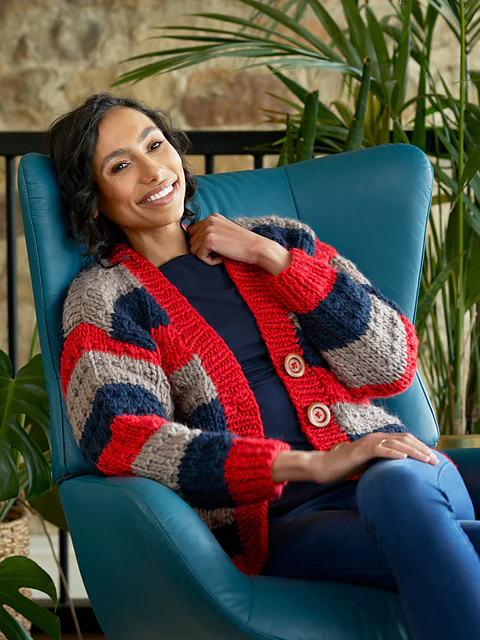 Freda Fleck Stitch Jumper and Cardigan by Chloe Elizabeth Birch - Image 6