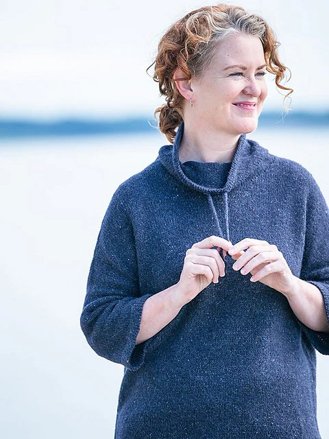 Funnel Neck Pullover by Churchmouse Yarns and Teas