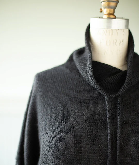 Funnel Neck Pullover by Churchmouse Yarns and Teas - Image 5