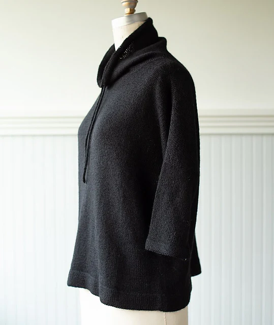 Funnel Neck Pullover by Churchmouse Yarns and Teas - Image 6
