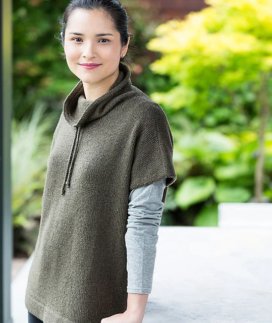 Funnel Neck Pullover by Churchmouse Yarns and Teas - Image 7