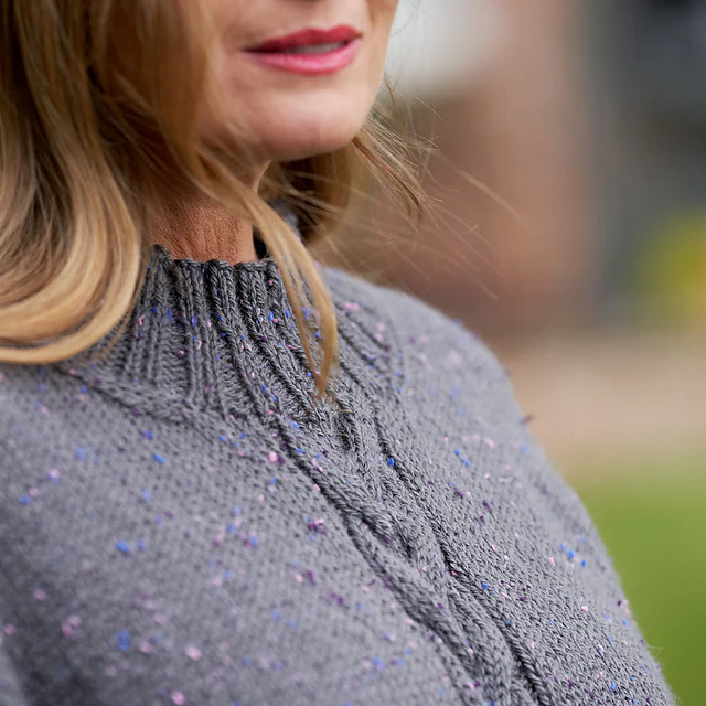 Georgina Women's Cable Jumper by Jenny Watson - Image 3