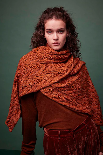 Gillian Shawl by LANGYARNS SWITZERLAND - Image 2