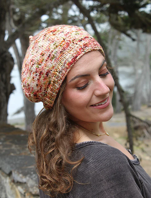 Golden Meadow Beret by Dream In Color Designs - Image 2