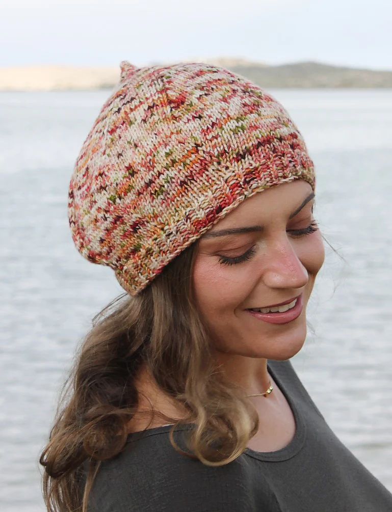 Golden Meadow Beret by Dream In Color Designs - Image 3