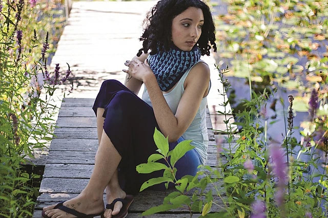 Gotita Cowl by ImagiKnit Design Team - Image 3