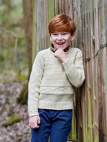 Grantley Boy's Gansey Jumper by Sarah Hatton