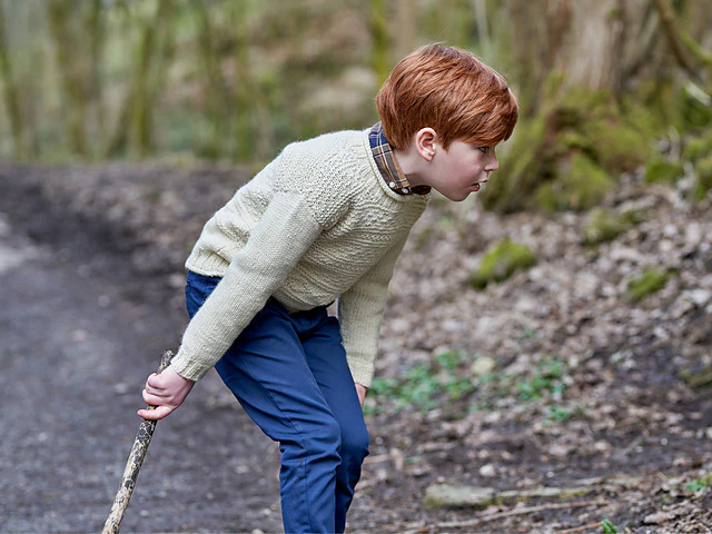 Grantley Boy's Gansey Jumper by Sarah Hatton - Image 2