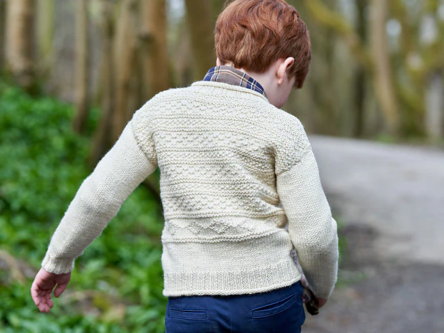 Grantley Boy's Gansey Jumper by Sarah Hatton - Image 3
