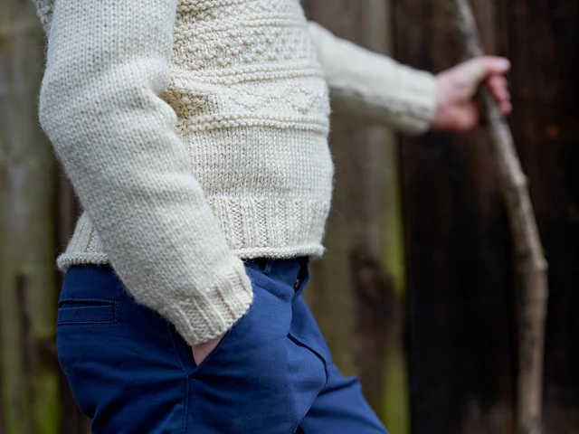 Grantley Boy's Gansey Jumper by Sarah Hatton - Image 4