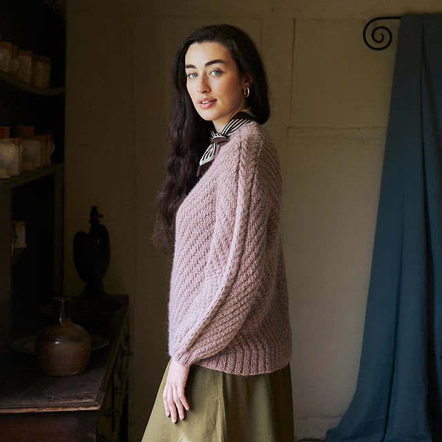 Guinevere Chevron Rib Jumper by Birch + Bliss - Image 2
